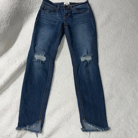 Stitch Fix ID:23 Distressed Step Hem Skinny Jeans - Picture 2 of 15